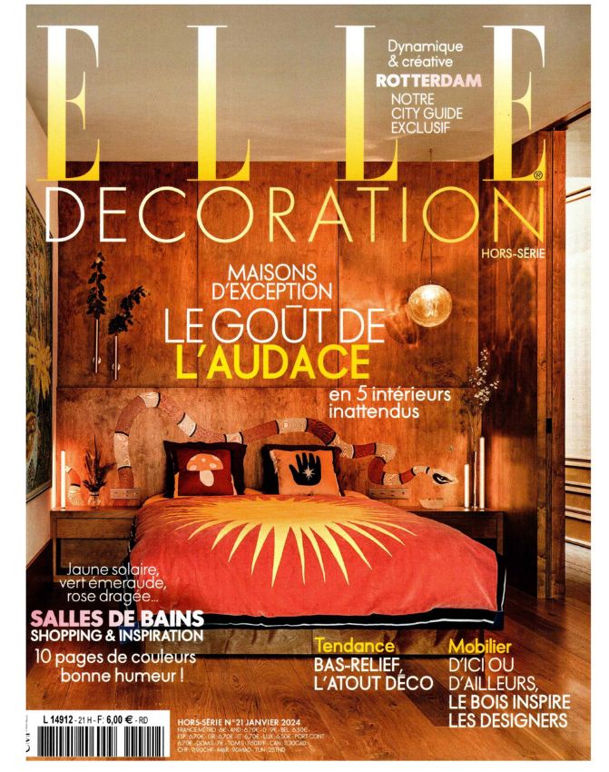 Couverture Elle Décoration Janvier 2024